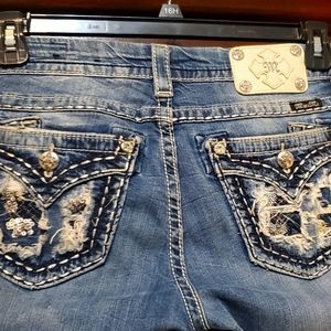 Miss Me Sz 29 Cuffed  MID RISE Capri Jeans